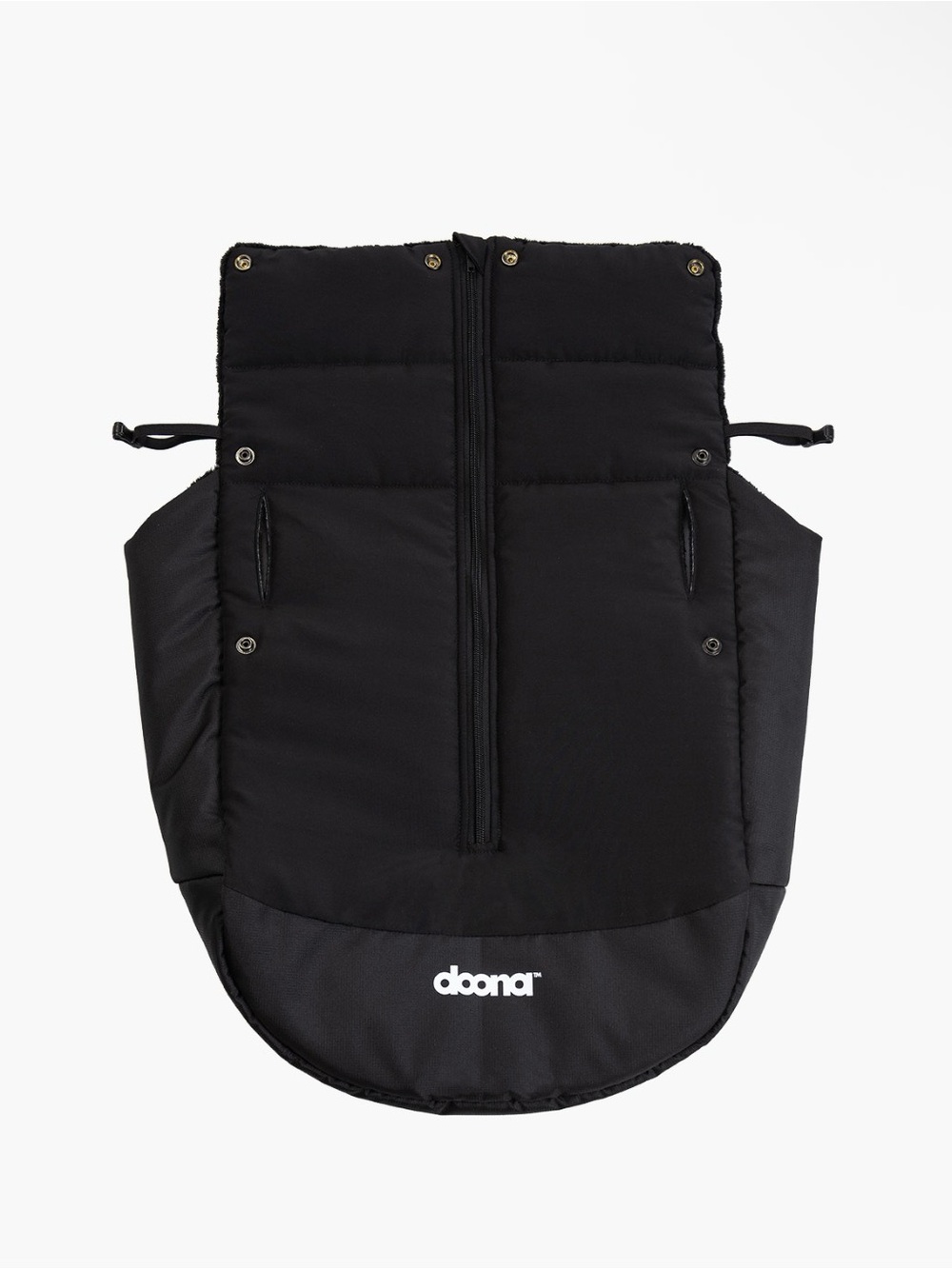 Doona Black Footmuff - Insulated Stroller Warmer